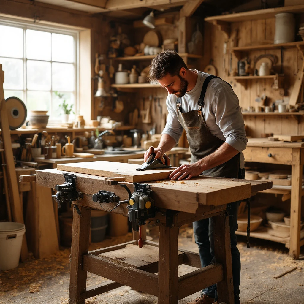 Mobili che prendono forma dal legno giusto