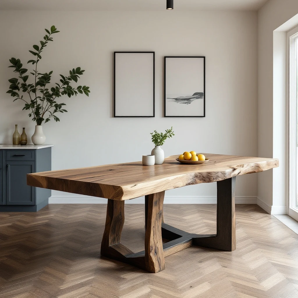 scaffalatura per negozio in legno naturale e acciaio